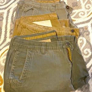 Mountain Khakis Original Teton pants (3 pair lot)